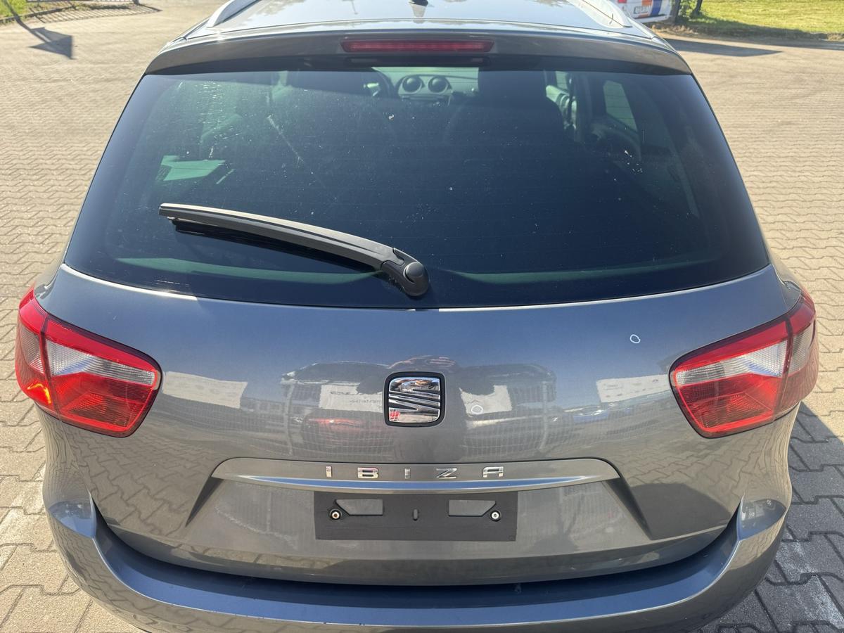 Seat Ibiza ST 6J original Heckklappe mit Heckscheibe Kombi ohne R&uuml;cklichter LX7R Monsungraumetallic Bj.2012